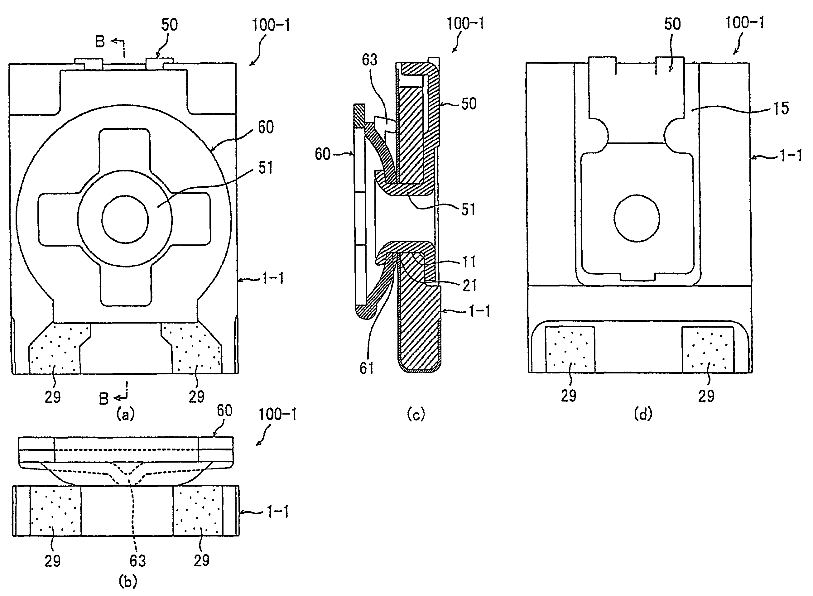 Electronic parts board and method of producing the same