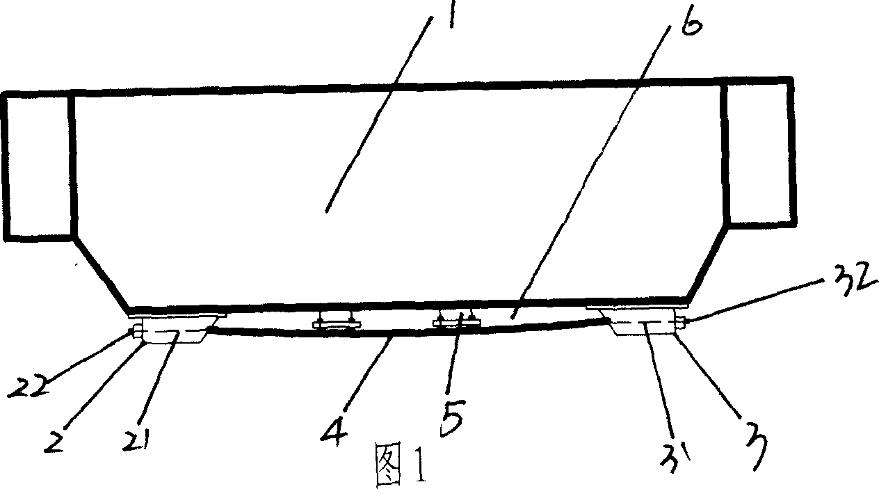 Beam crane and its downward bent beam repairing method