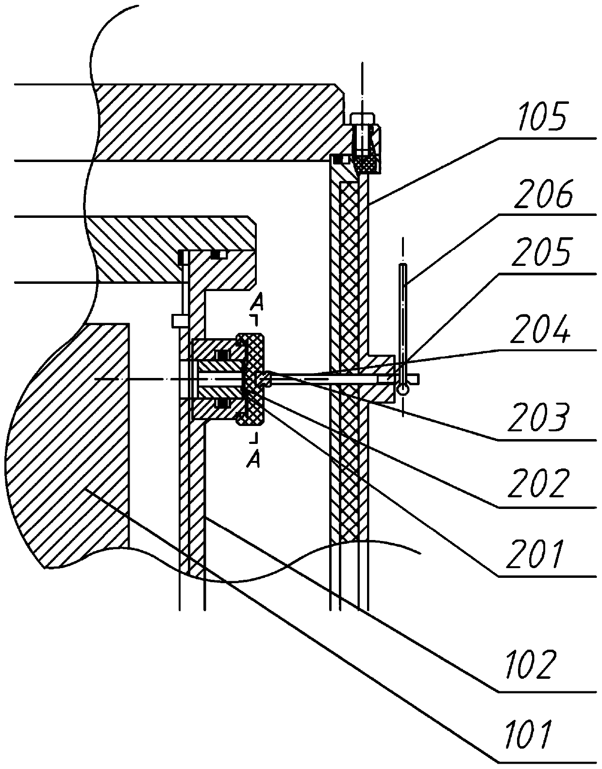 Device and method for simulating diffusion and collection of tiny gas at crevasse in offline sipping of fuel assembly