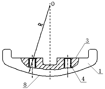 Auxiliary plate spring sliding plate