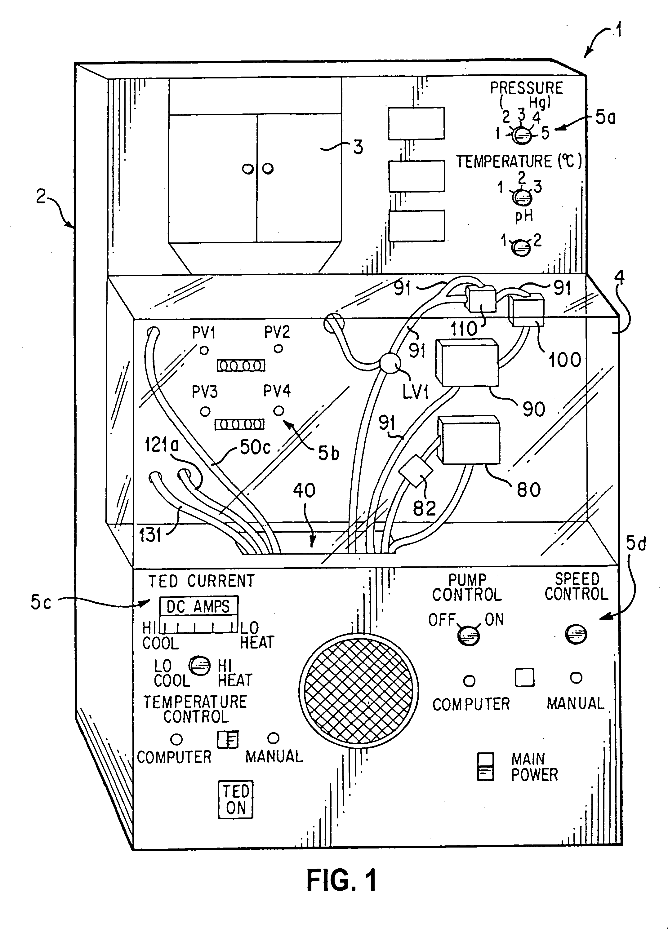Apparatus and method for perfusion and determining the viability of an organ
