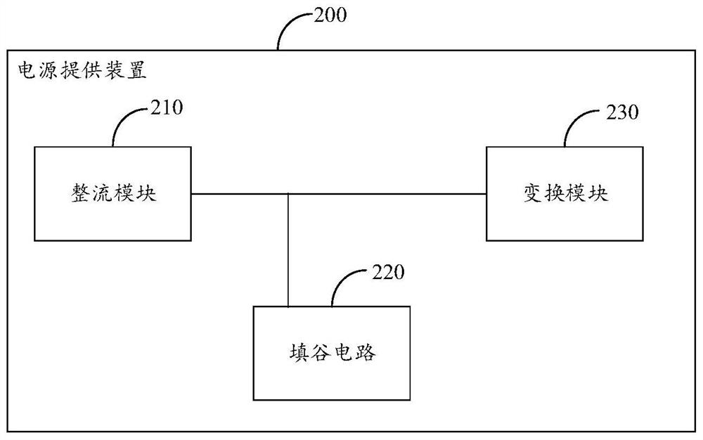 Power supply device, and charging method and system