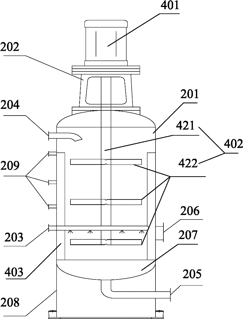 Sludge hydrothermal drying treating device and hydrothermal reactor thereof