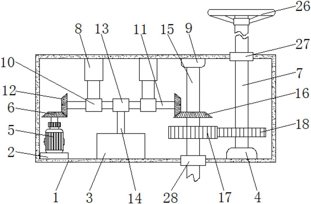 Steering control device for pilotless automobile