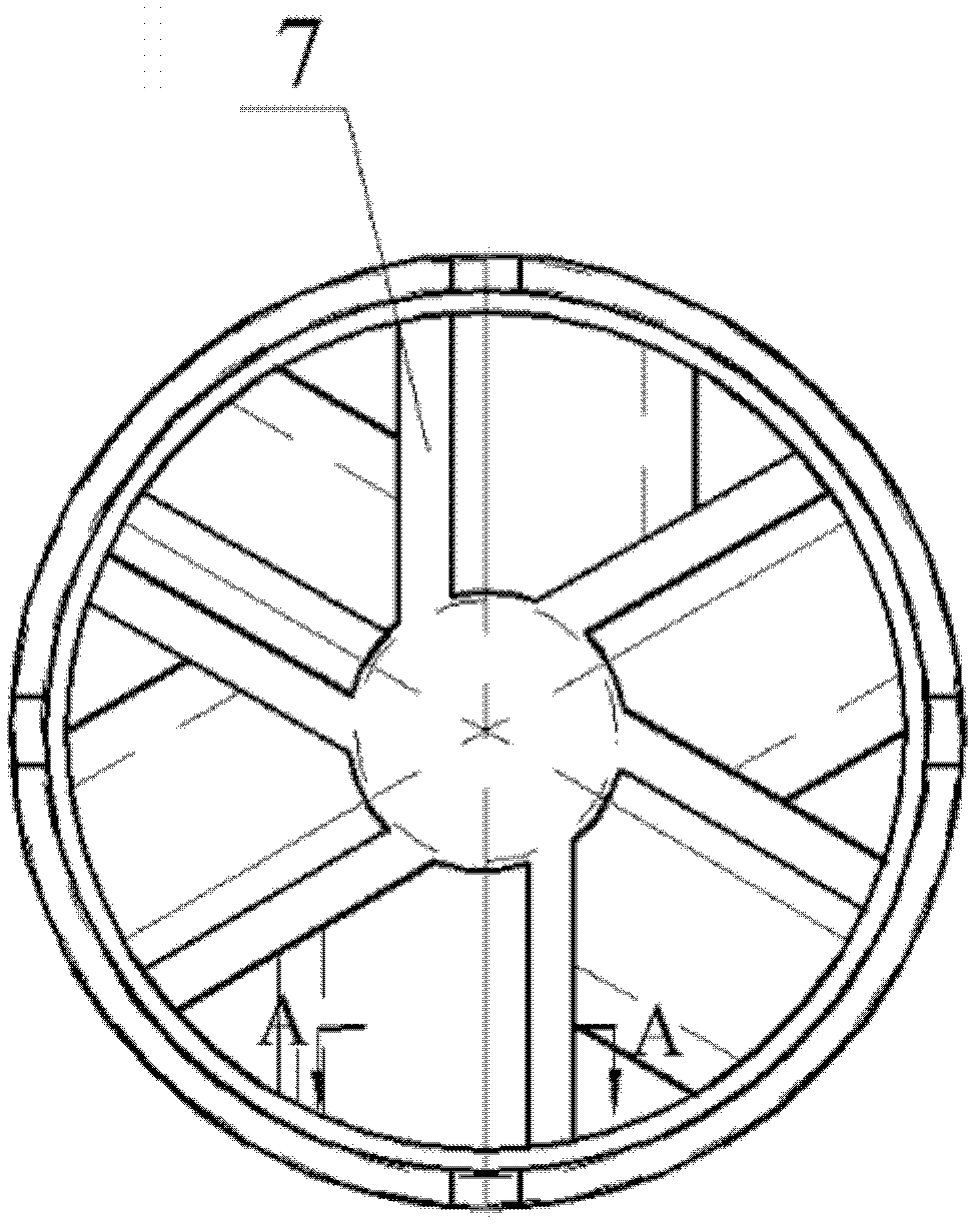 Trepanning tool with self-air cooling and chip removing functions