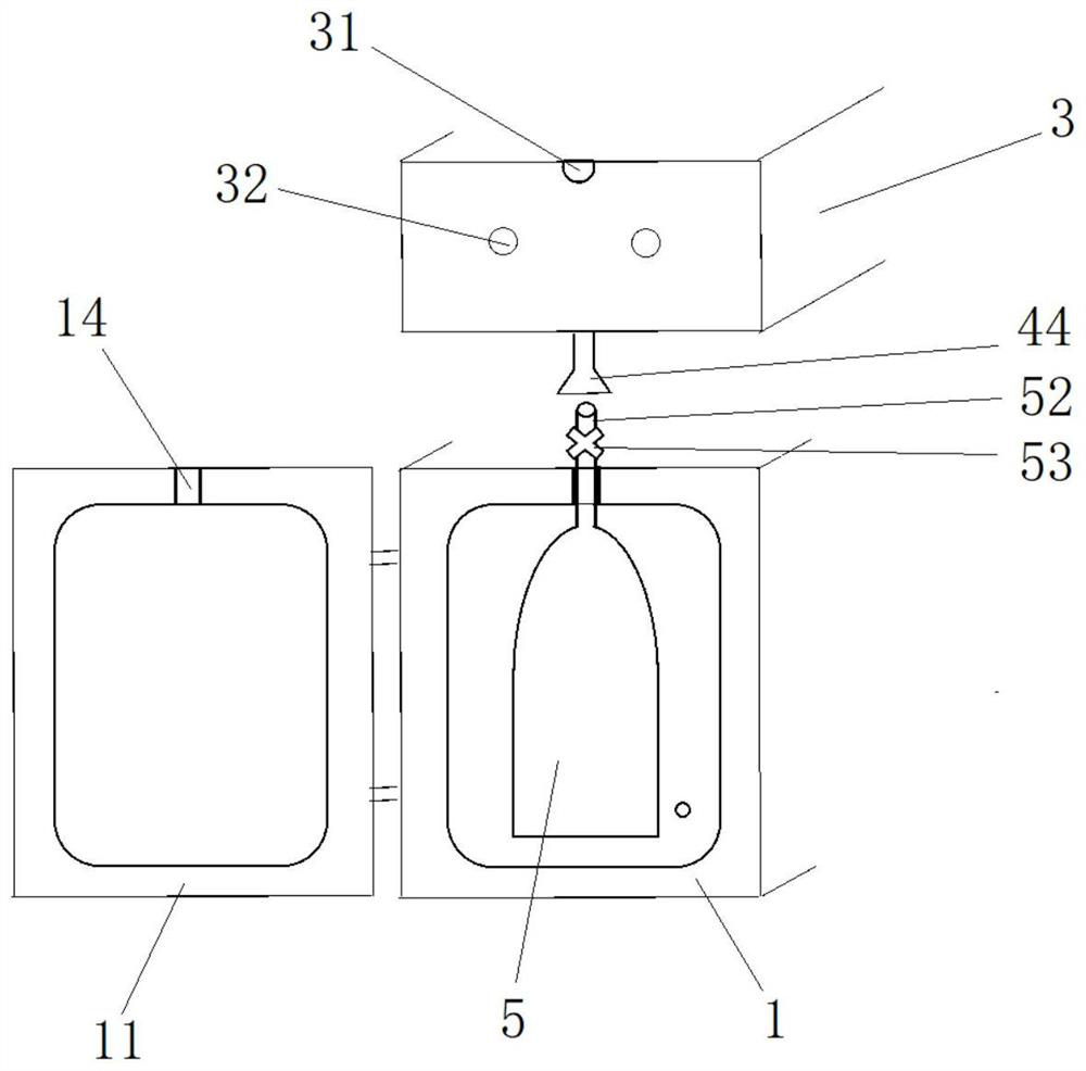 Vaccine aerosol inhalation inoculation device and use method