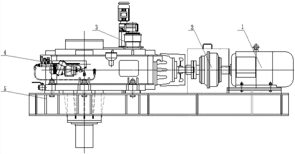 Auxiliary stirring driving device