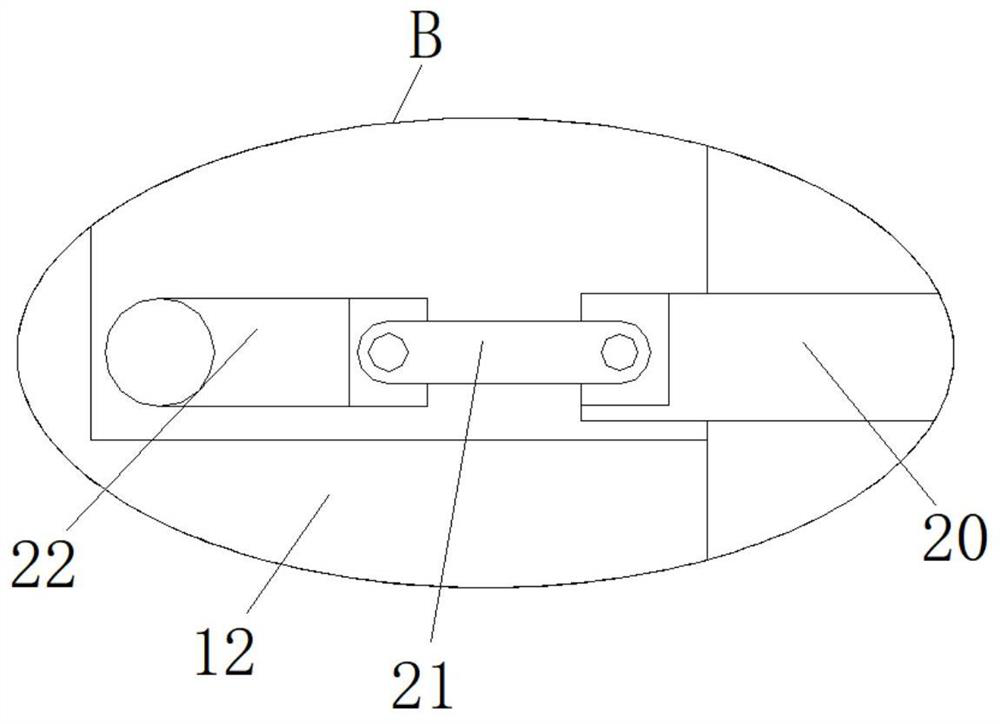 Assembly line production packaging box packaging and overturning device for food processing