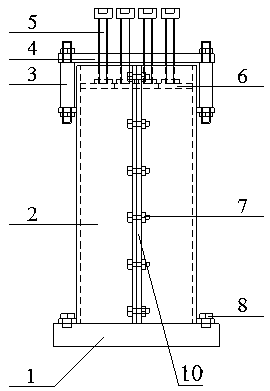 Filling body and surrounding rock composite rock mass routine test sample production mold and production method