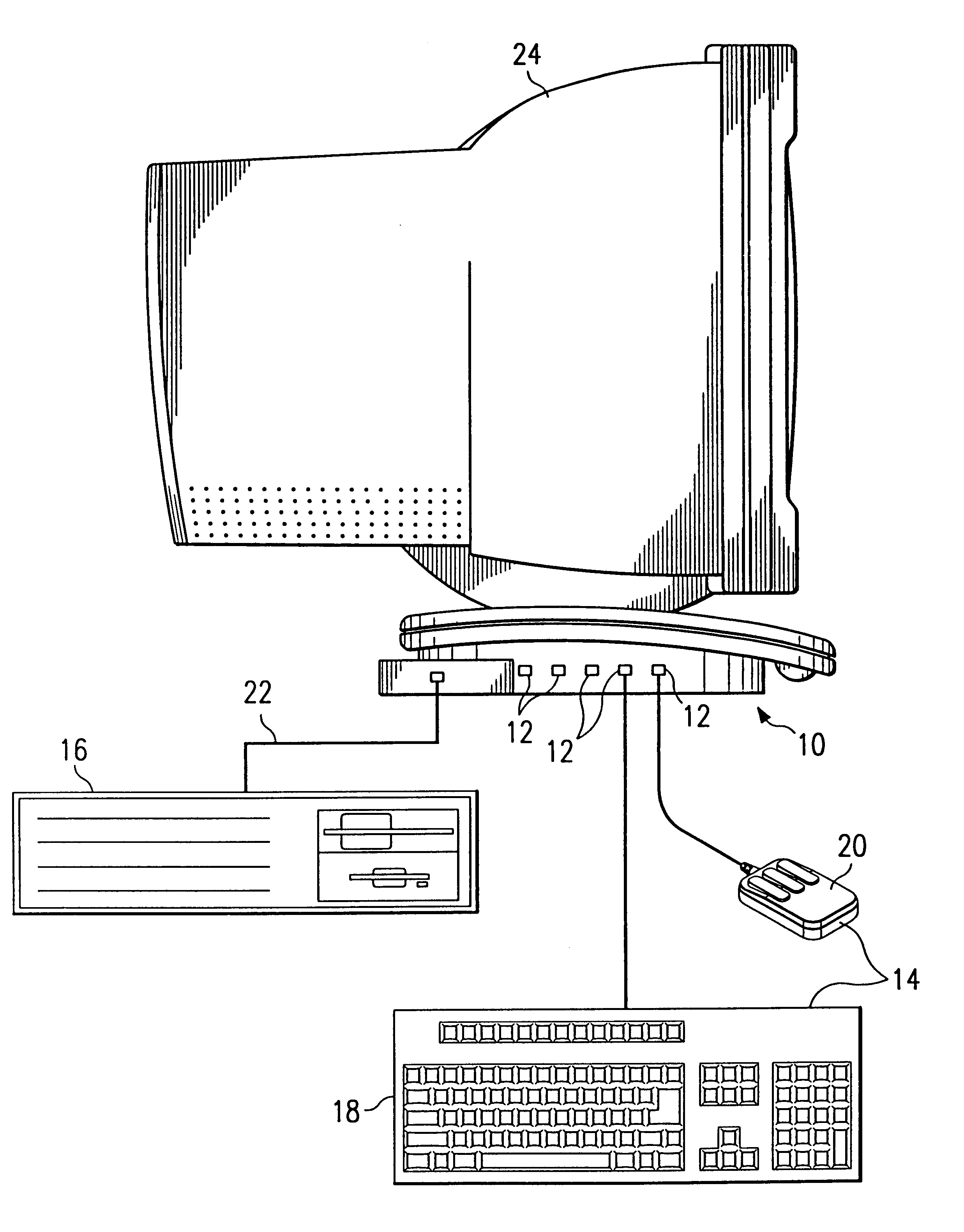 Serial bus hub