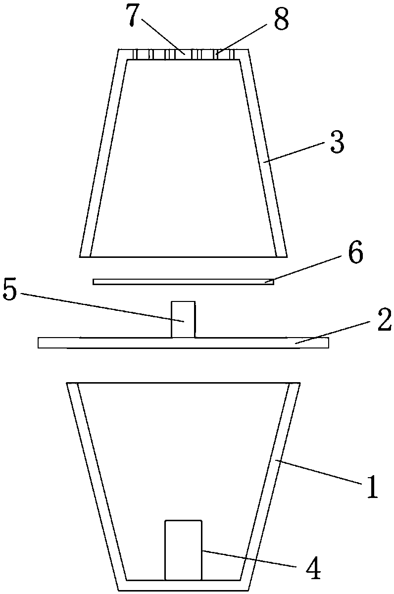 Rice planthopper honey dew amount measuring device and using method thereof