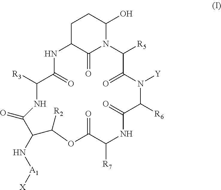 Novel Aldehyde Acetal Based Processes for the Manufacture of Macrocyclic Depsipeptides and New Intermediates