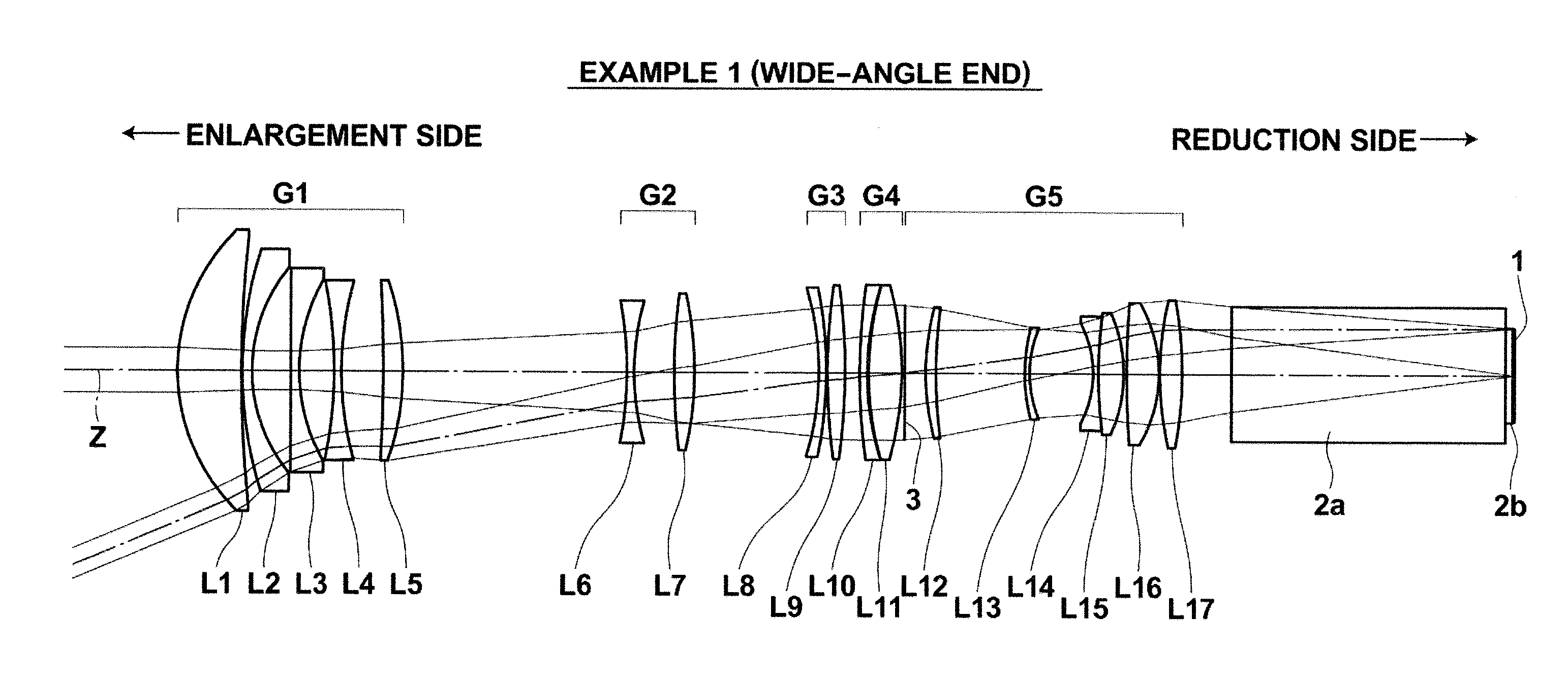 Variable-magnification projection optical system and projection display device