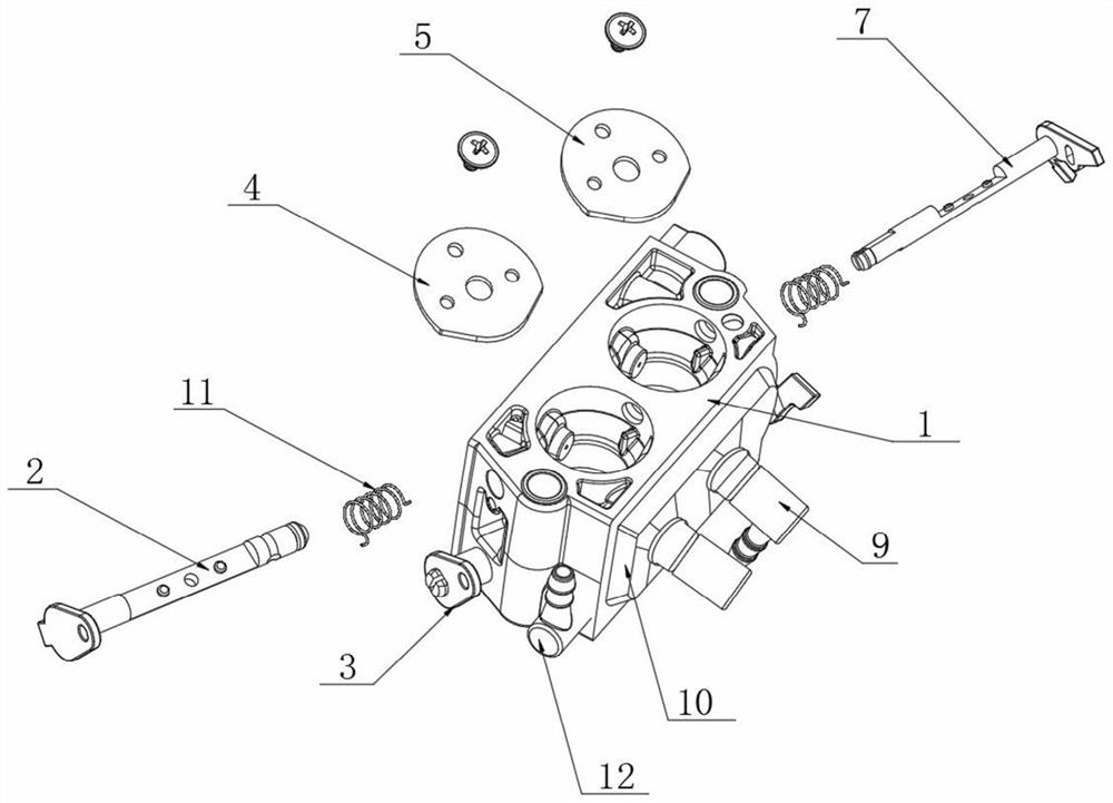 A double chamber carburetor