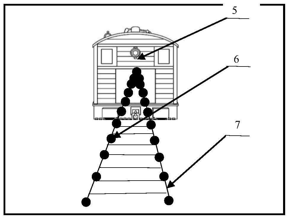 Time-space synchronous millimeter wave radar and visual information fusion method