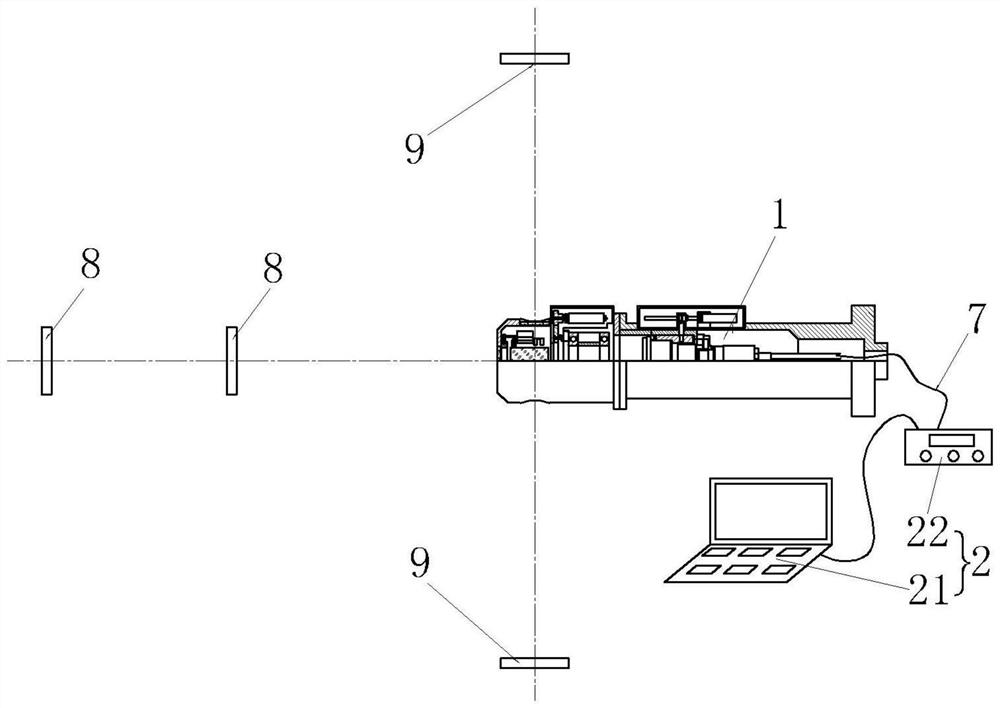 Photoelectric image measuring instrument and measuring method for verticality detection of large-sized workpieces