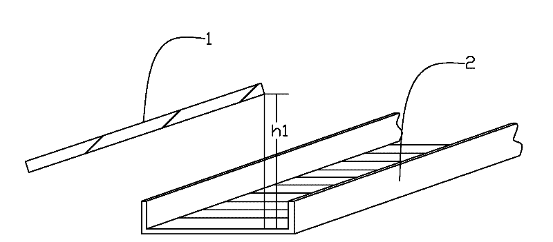 Dust leakage preventing lapping structure of vibration groove