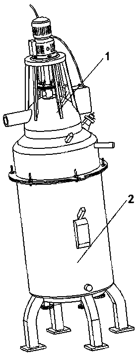 A waste heat utilization type methanol evaporator