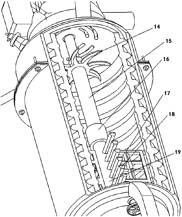 A waste heat utilization type methanol evaporator