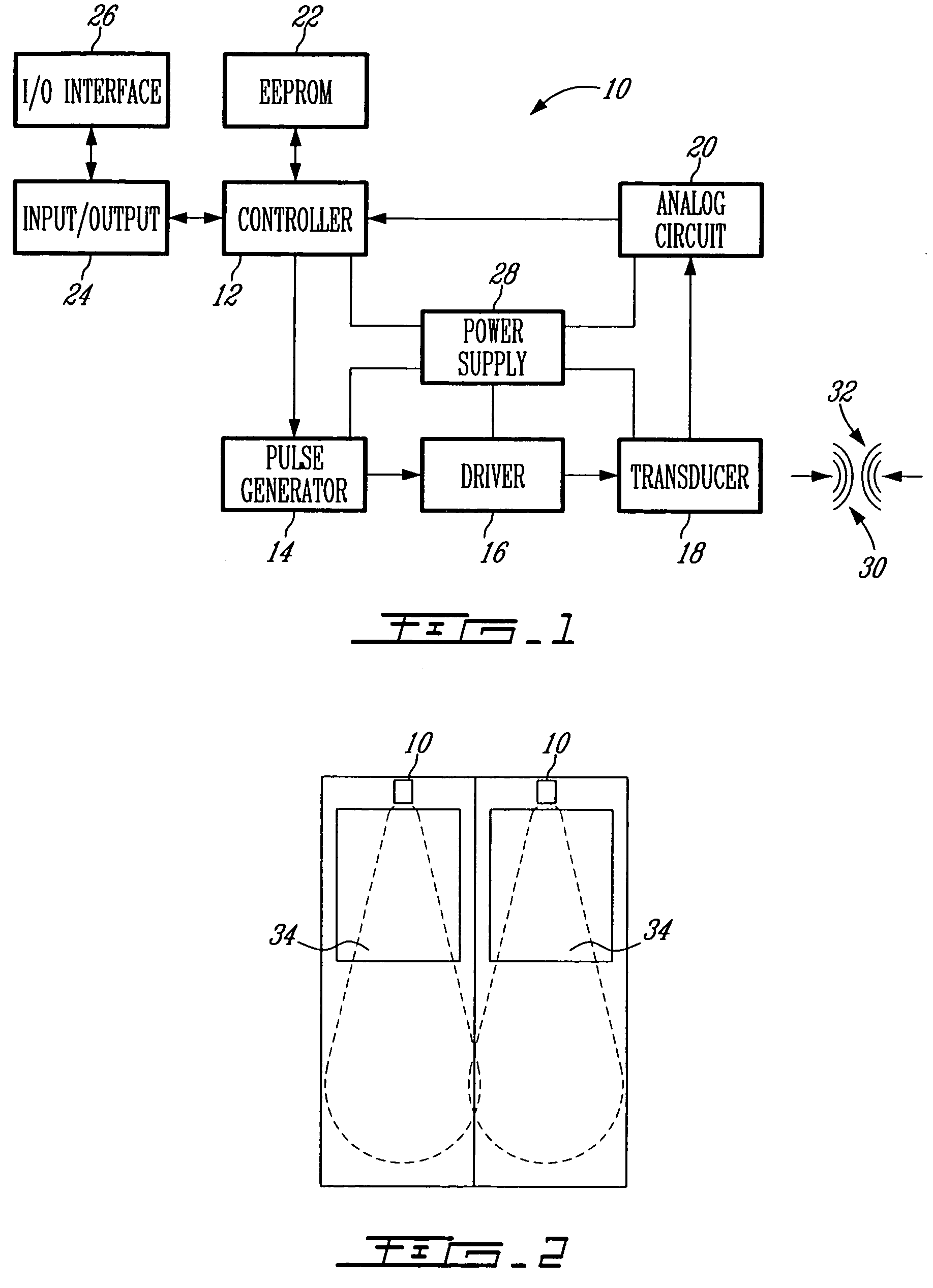 Device and method for adaptive ultrasound sensing