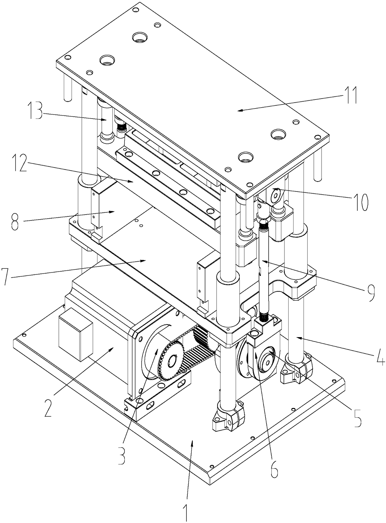 Punching die mechanism