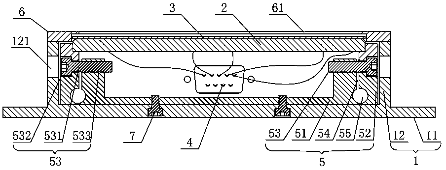 Piezoelectric actuation deformable mirror for synchrotron radiation light source and assembling method thereof