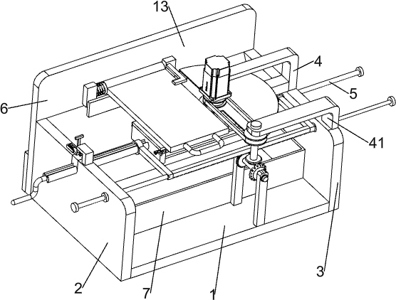 Quick grooving equipment for wooden washboard processing