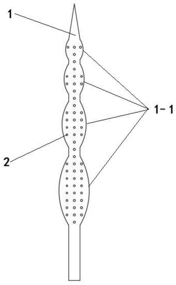 Puncture perfusion needle, perfusion member and tumor radiofrequency ablation electrode tip