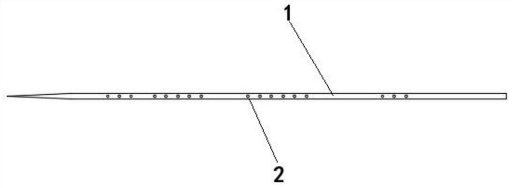 Puncture perfusion needle, perfusion member and tumor radiofrequency ablation electrode tip