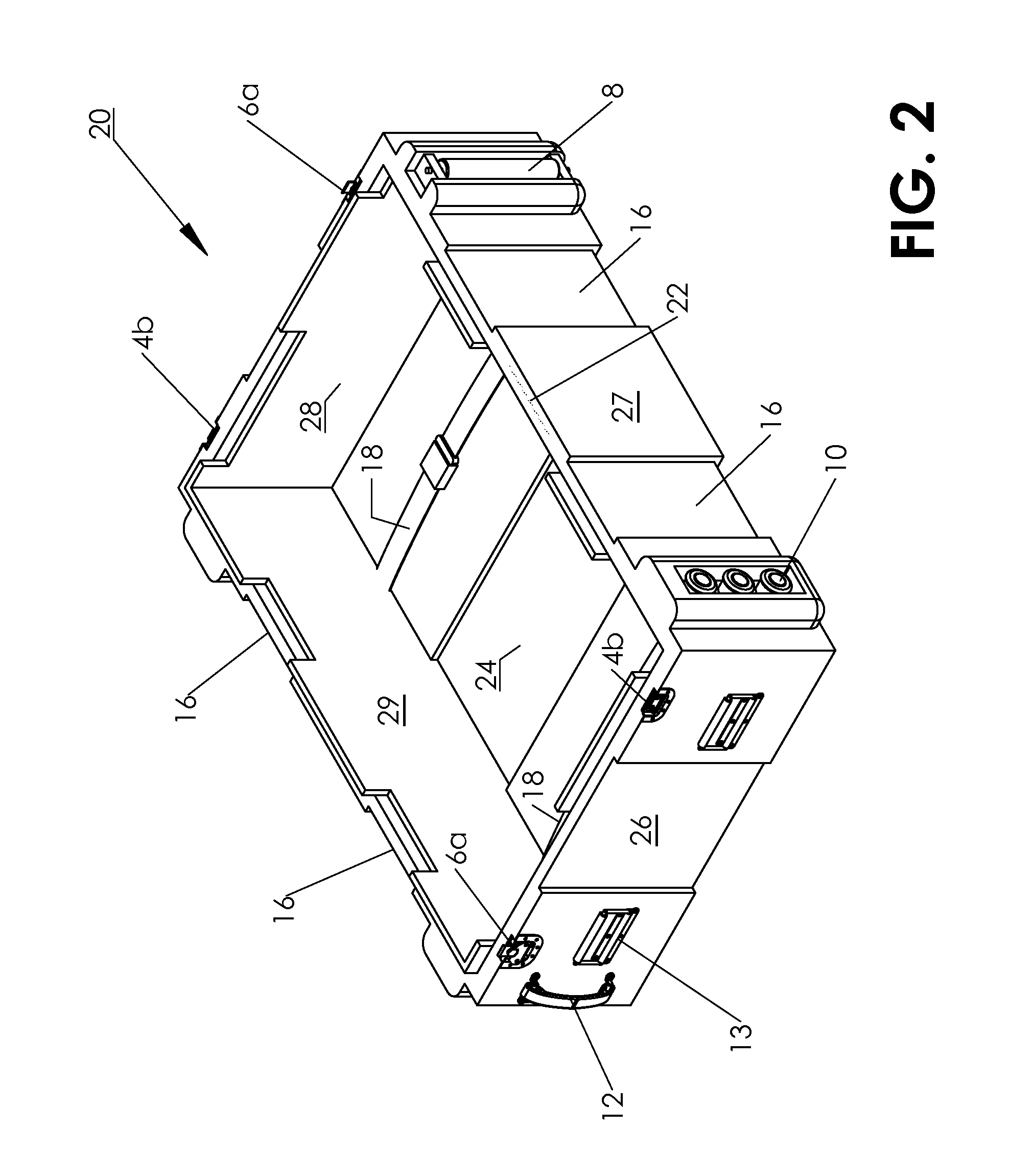Aircraft emergency slide containers and methods of using such containers