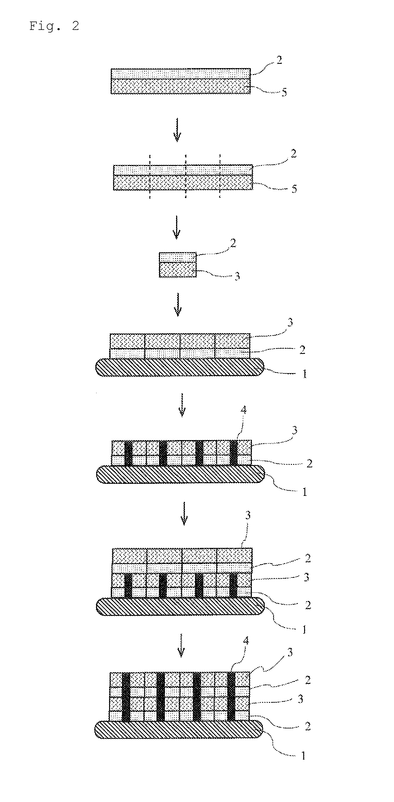 Adhesive agent composition for multilayer semiconductor