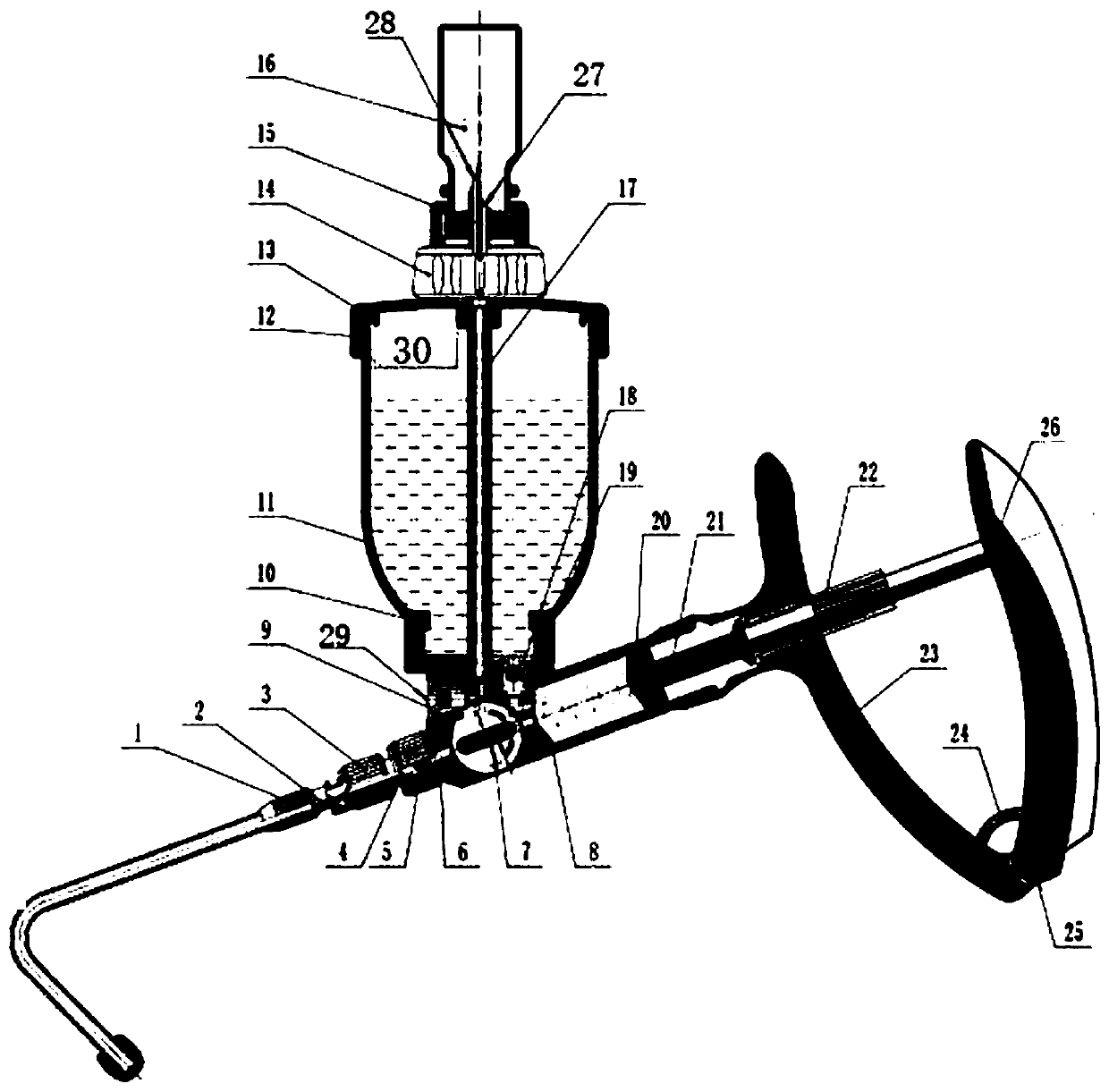 Fully enclosed multifunctional continuous injection drencher