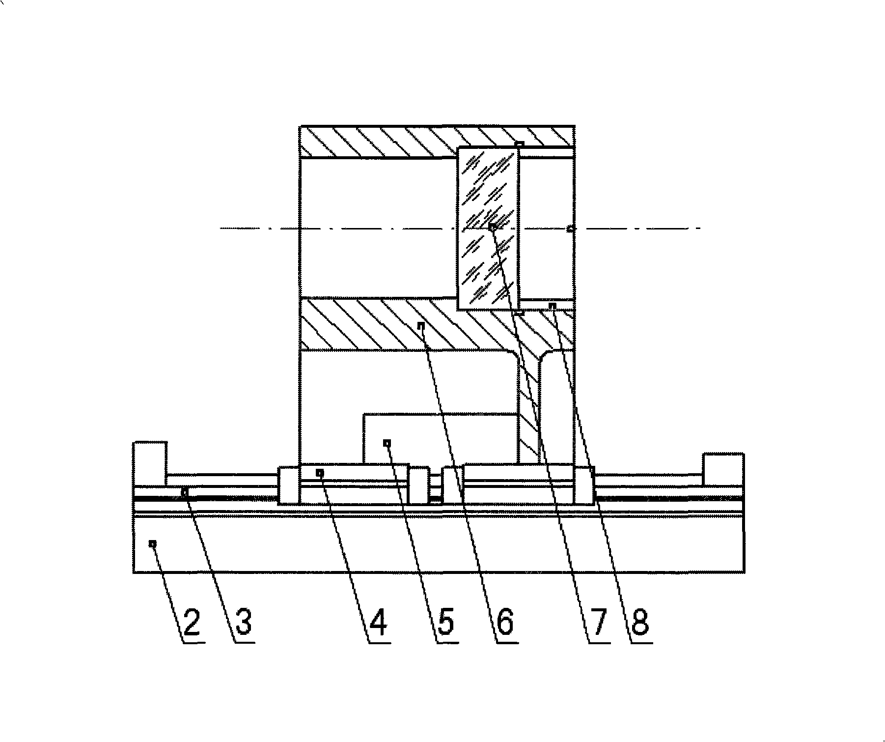 Method for dynamically measuring guide rail linearity