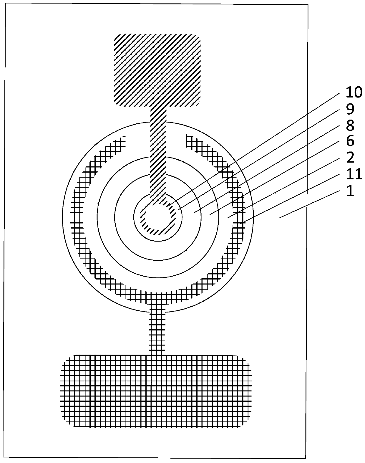 Single-electron transmission avalanche photodiode structure and manufacturing method