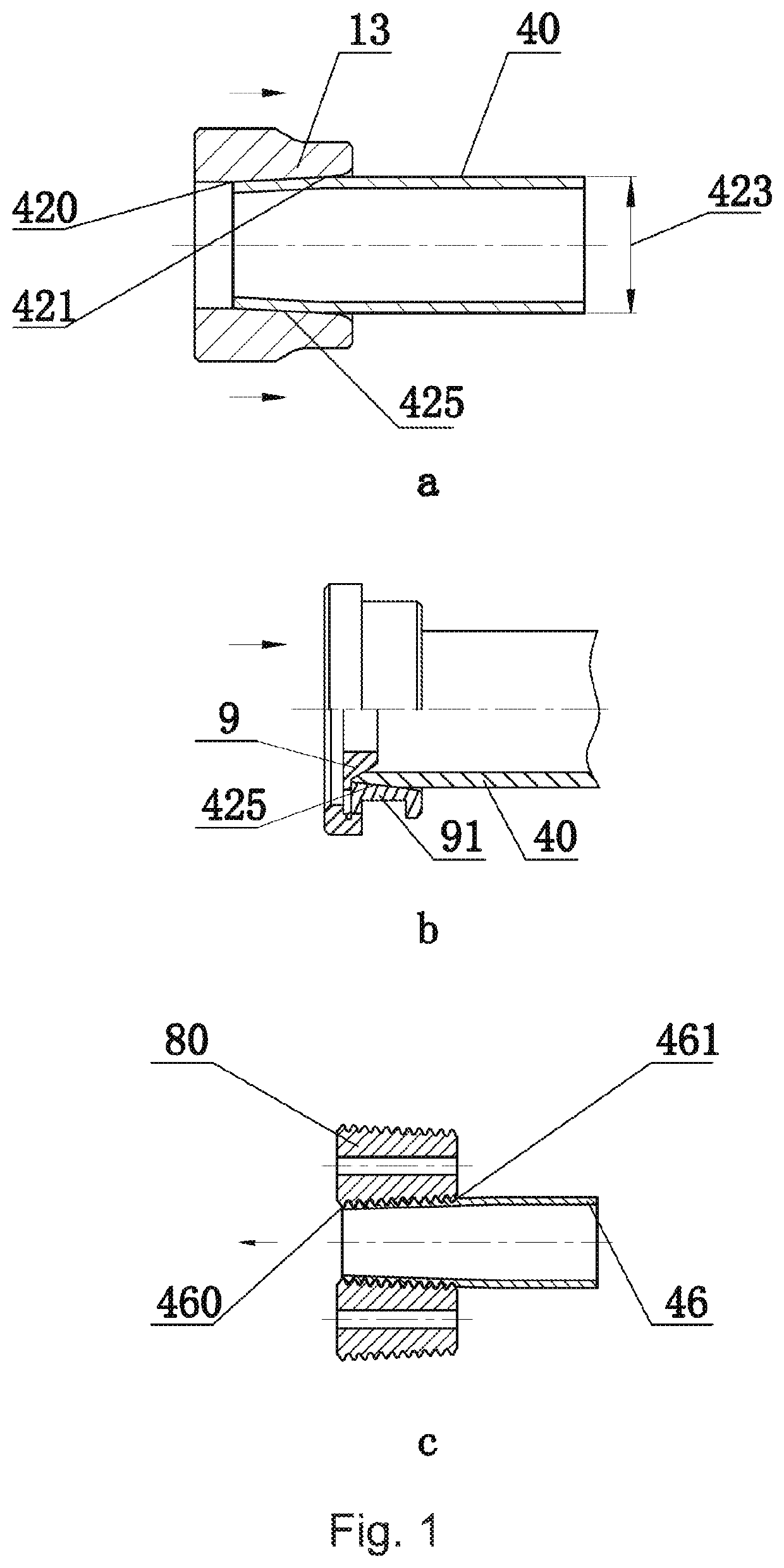 Method, module, and apparatus for roll-processing external pipe thread, and external pipe thread production line