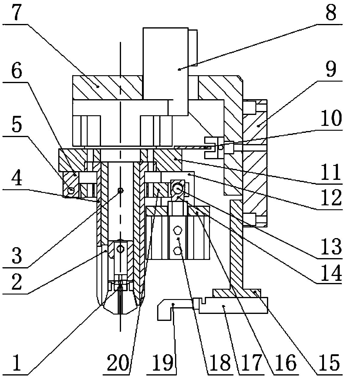 Coupling Z axis rotating device