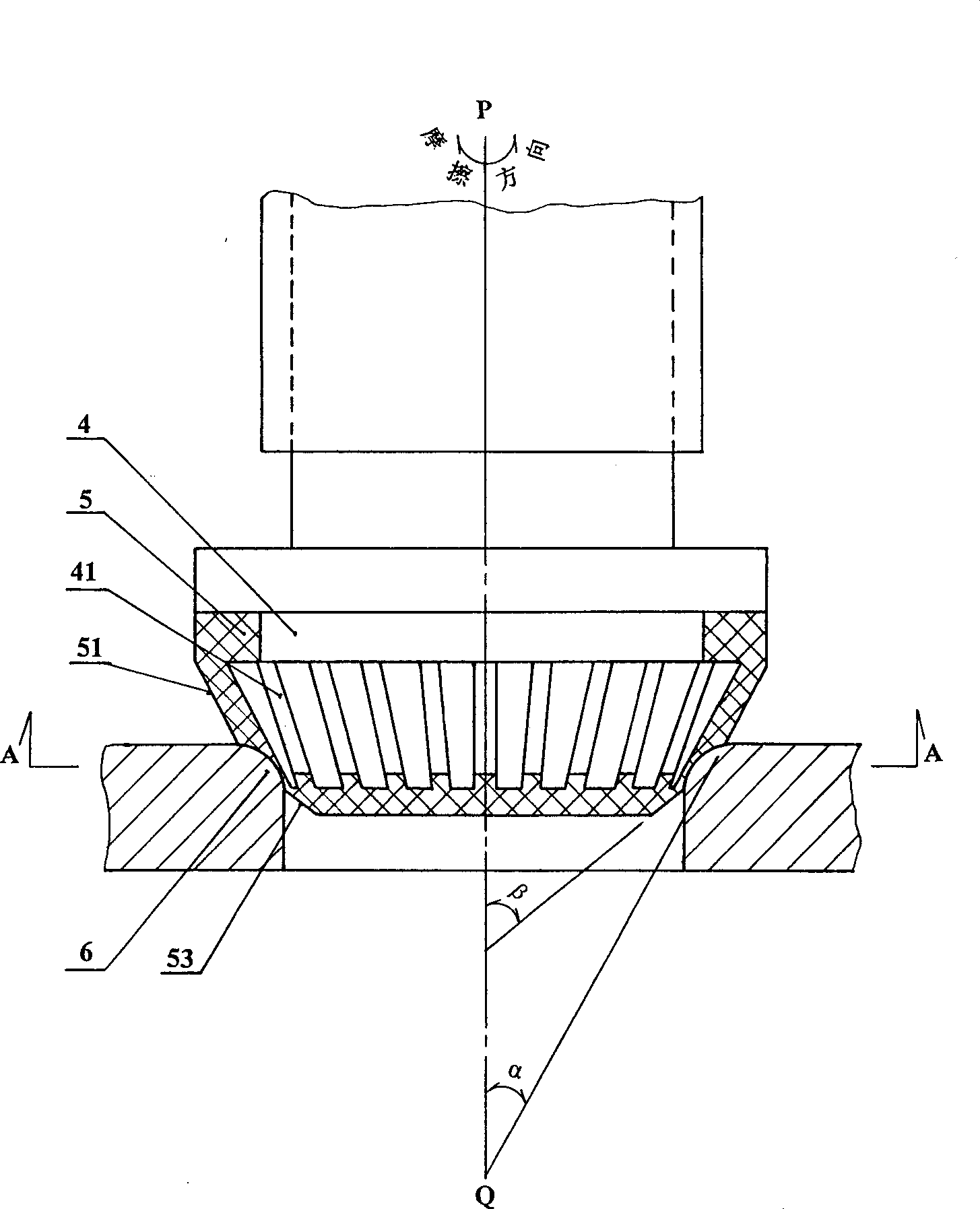 Cut-off valve structure for fast opening or closing