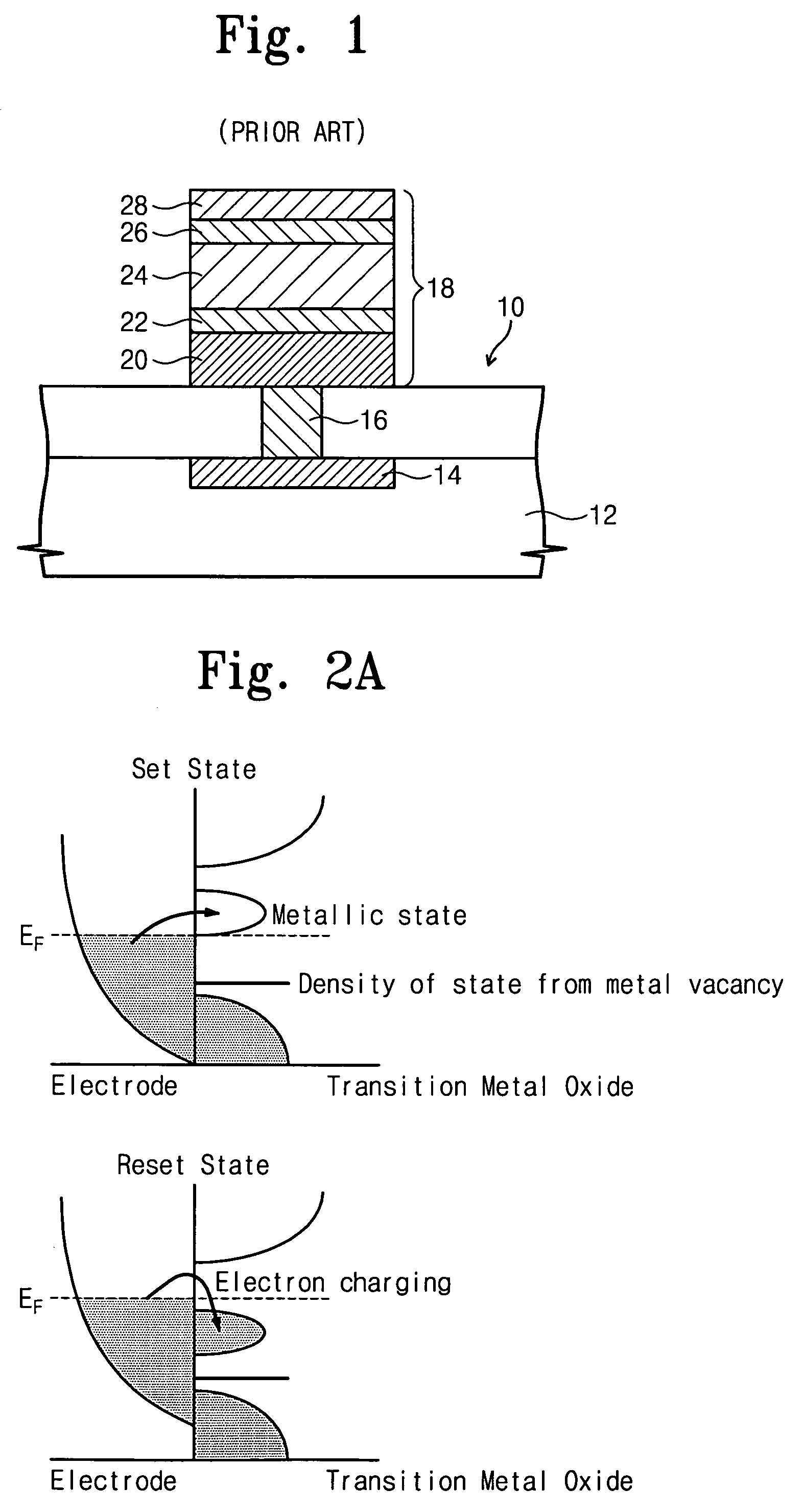 Resistive memory cells and devices having asymmetrical contacts