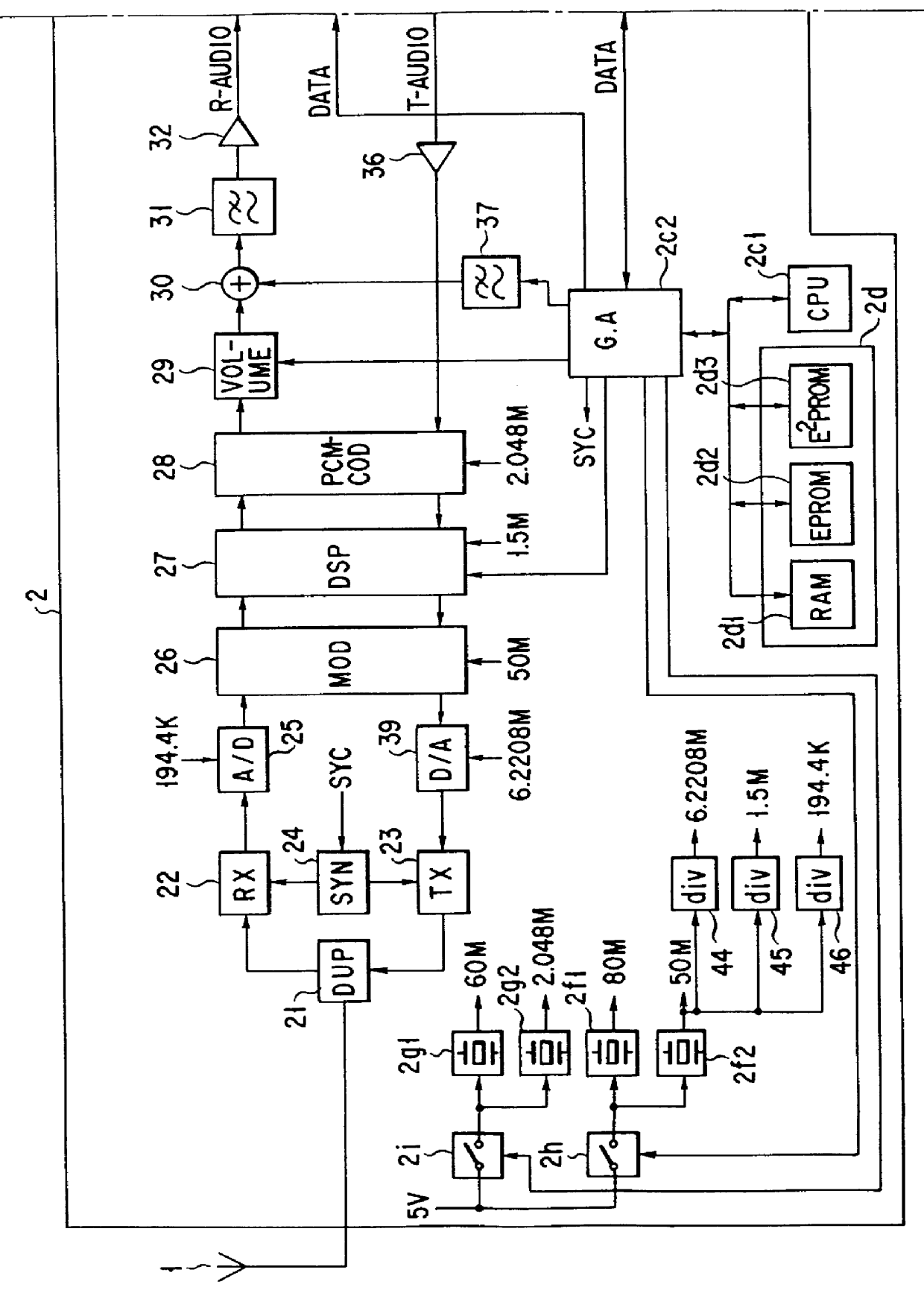 Radio communication apparatus for use in dual-mode radio communication system and having factor variable control means dependent on the set mode