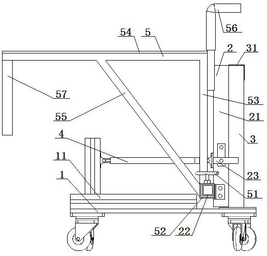 Mechanical installation assistive device with power-assisted lifting function