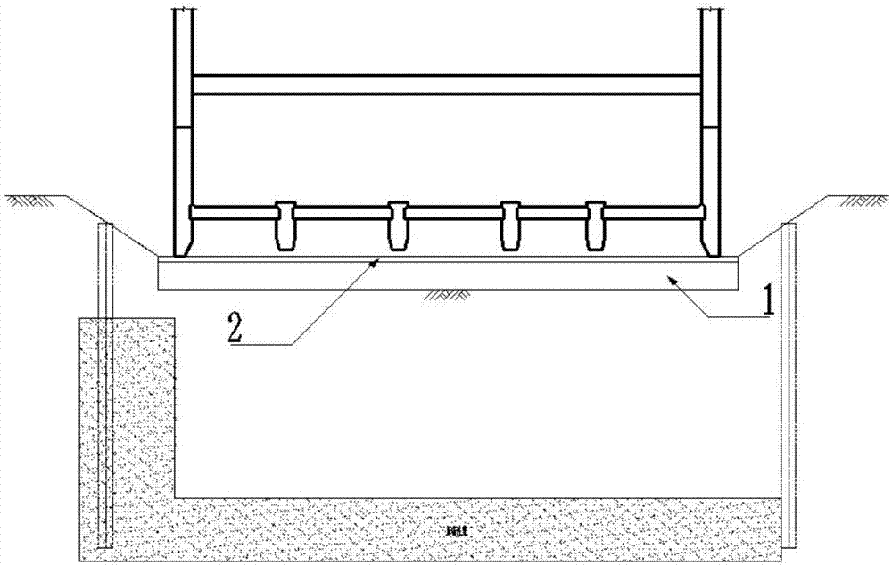 Ultrahigh ultra-large open caisson and construction method