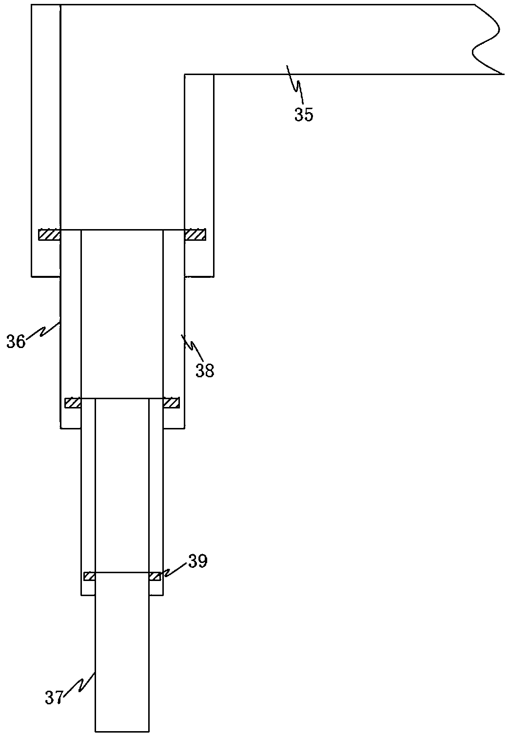 Glass film coating device