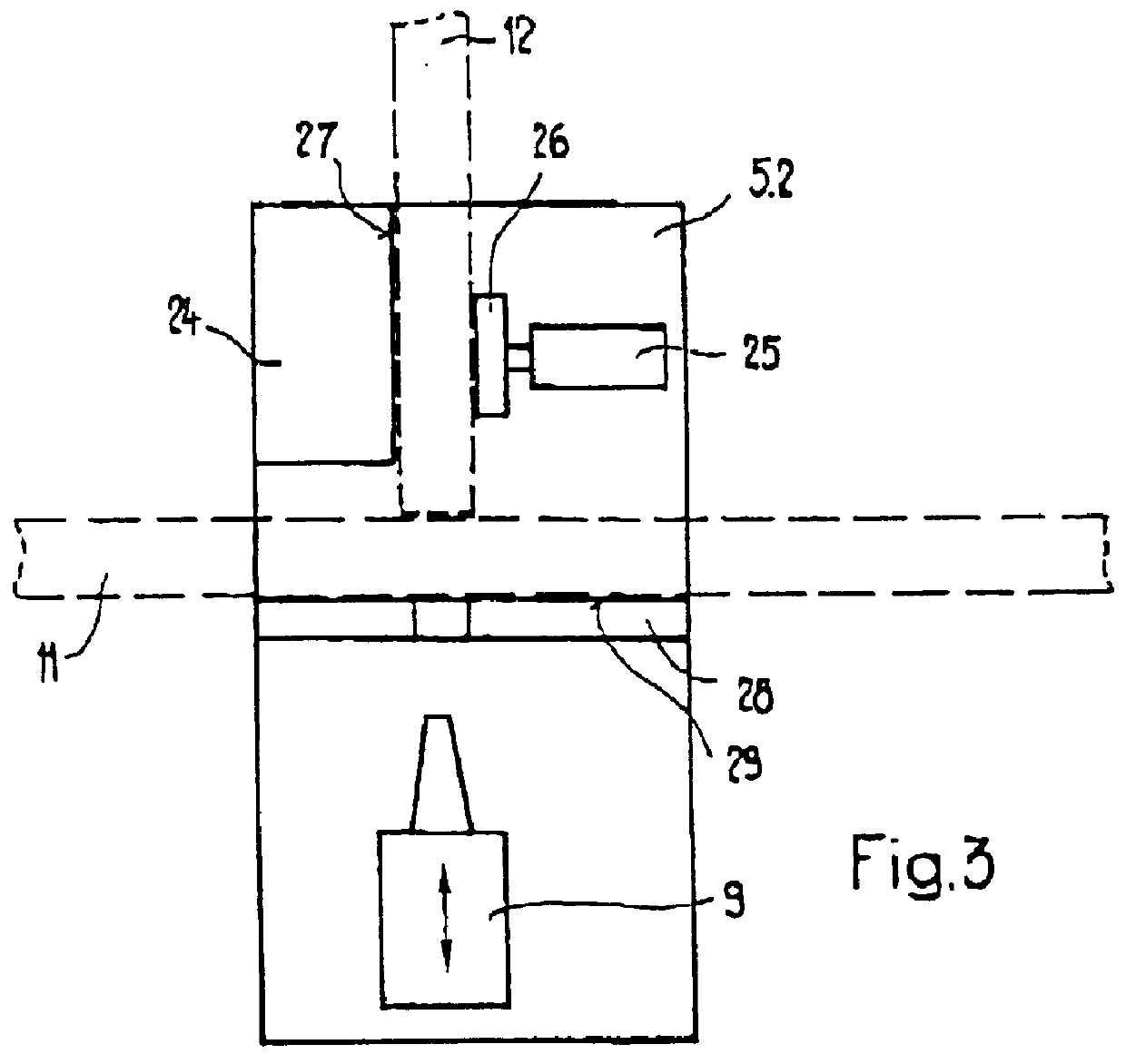 Device for fitting bar components in a frame