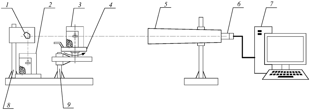 Automatic detection system for laser level meter and detection method