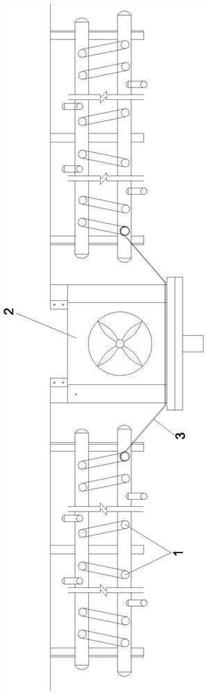 Refrigeration tail end structure and refrigeration system