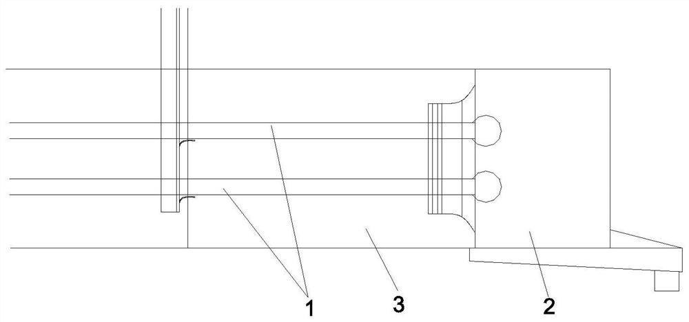 Refrigeration tail end structure and refrigeration system