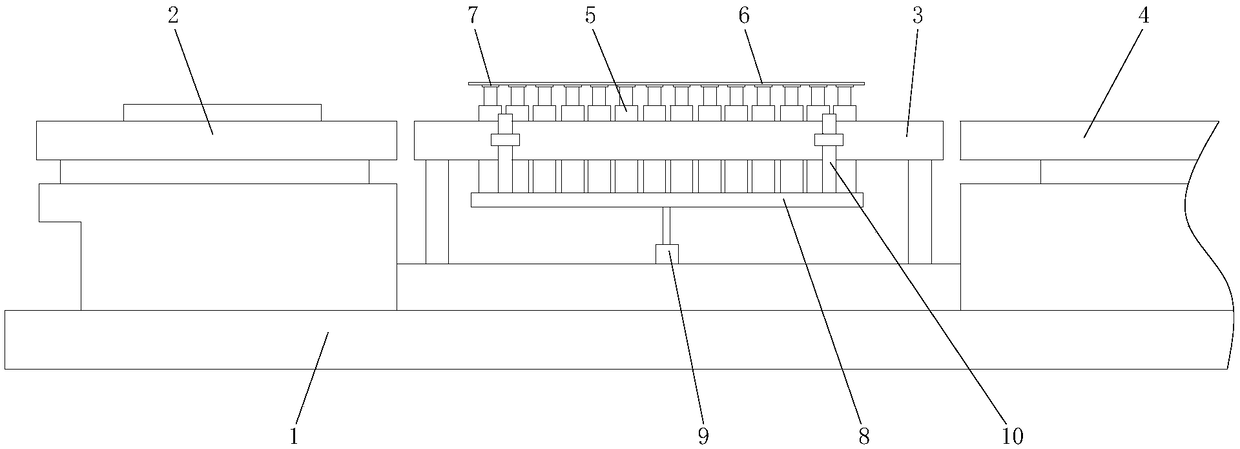 Segmented spinal drafting bed control structure with personalized curvature adjustment