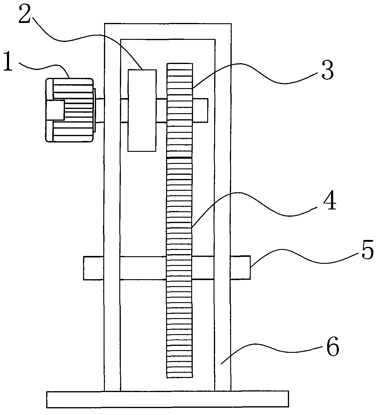 Gear device with inertia structure