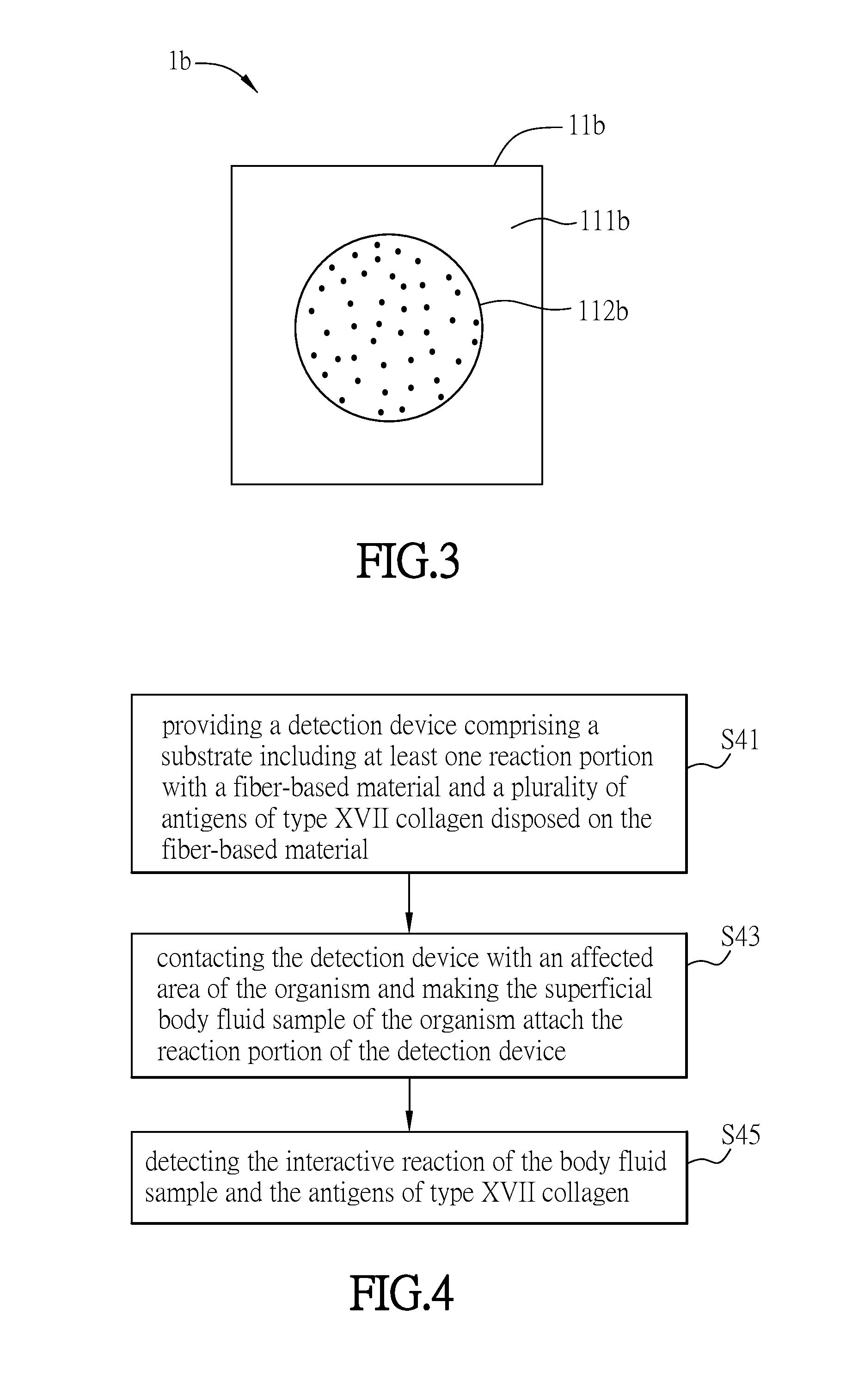 Detection device, detection method and detection strip