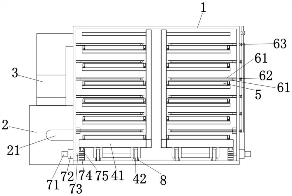 Drying device for drying in chlorine ether rubber production